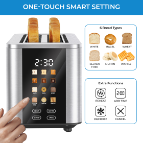 Kenmore  4-Slice Toaster with Dual Controls in Black