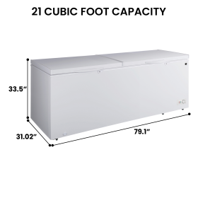 Kenmore 21 cu ft Conv. Upright Freezer/Refrigerator/Garage Ready/White /Frost Free