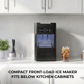 KK Bullet front opening Ice maker SS 26 lbs /day