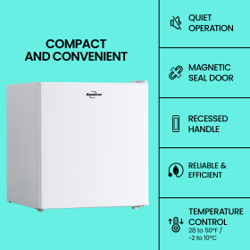 Koolatron Compact Upright Freezer  3.1 Cu.Ft. White