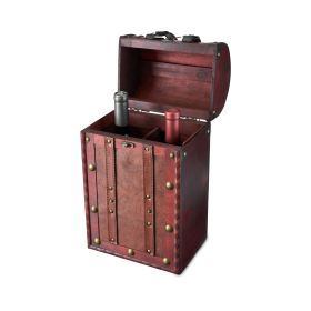 Vintage Striped Trunk Wine Box Twine