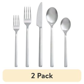 (2 pack) Holden 20-piece Satin Finish Flatware Set