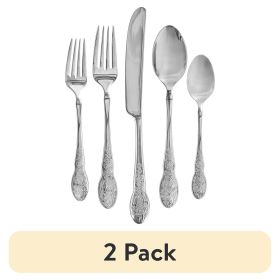 (2 pack) Mazie 20-Piece Flatware Set, Service for 4