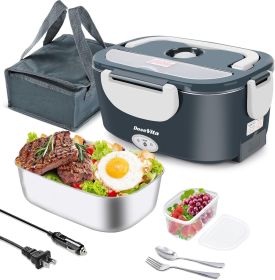 Electric Lunch Box for Adults, 80W Heated Lunch Box