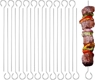 20 Pcs Metal Skewer for Grilling