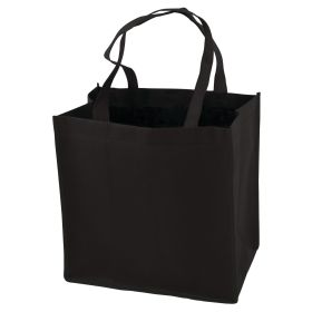 Black Non Woven Grocery Tote True