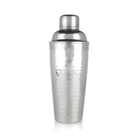 Irving 24 Oz Stainless Steel Hammered Cocktail Shaker Viski