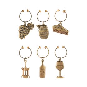 Vineyard Wine Charms Twine (Set of 6)