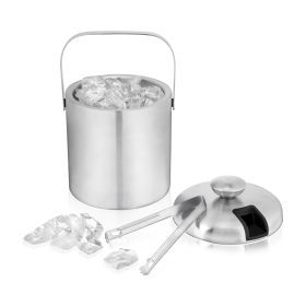 Stainless Steel Ice Bucket with Tongs True