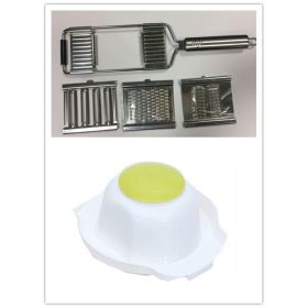 Stainless Steel Grater, Vegetable And Fruit Slicer, Peeler (Option: 3 sets tools Hand guard)