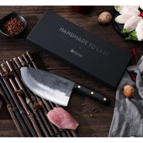 Broad Cleaver  Hand-forged  High Carbon  Chef's Knife (Option: Clever Chef Knife)