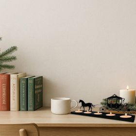 CIFbuy Vintage Floral Wall Art Iron Wall Hanging For Indoor Outdoor Decor(TikTok, Temu Pick-up Service) (Option: Defaulttitle)